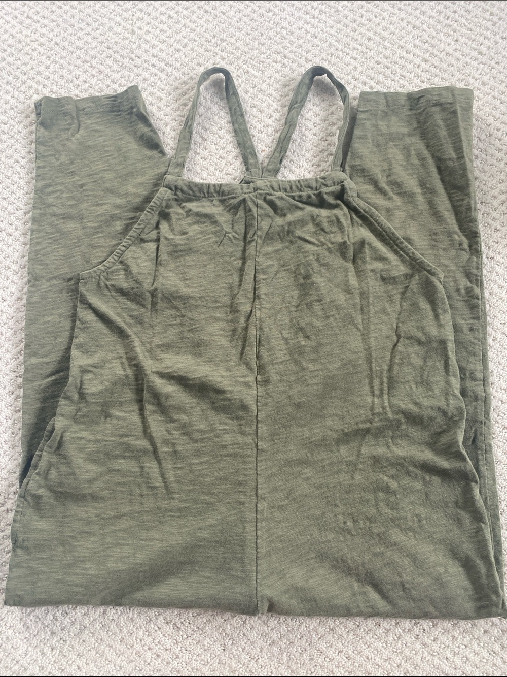 Known Supply Olive Green Knit Jumpsuit, size xs
